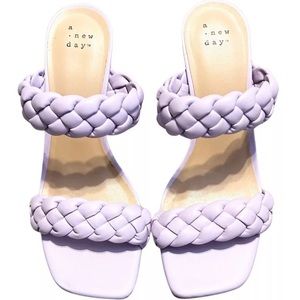 A New Day Lilac Heeled Sandals
